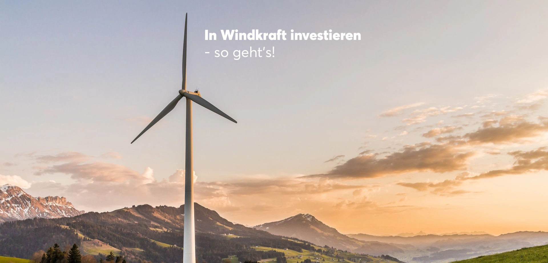 In Windkraft investieren
